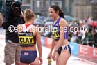 Jo Pavey and Bobby Clay after the 2 miles, Great North CityGames. Photo: David T. Hewitson/Sports for All Pics